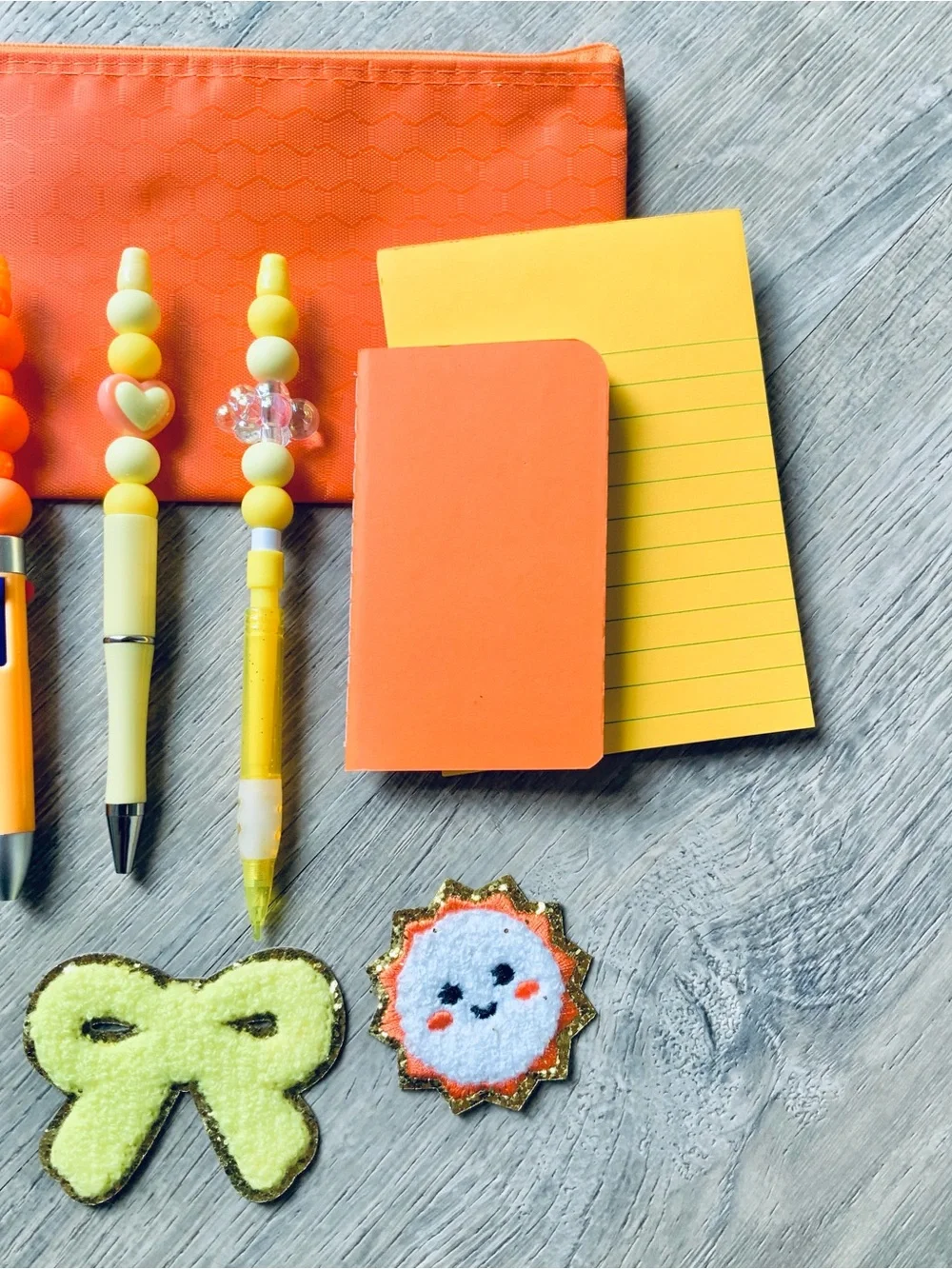 NEW📚 Homemade Crafted Stationery Set - Pencil Case, Pens & Notepads
